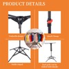 4-Leg Clothes Drying Rack with 6 Adjustable Poles for Indoor/Outdoorr,Clothing