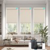 Changshade Smart Roller Shade with Remote Control Blackout Automatic Window