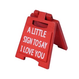 Sarini I Love Girlfriend Boyfriend Love Themes Mini Sign Ornaments Romantic Love Language A Small Sign