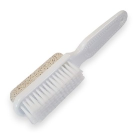 DreamCut Natural Bristle Foot Brush & Pumice Stone Combo