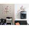 Grandora Wall Tattoo Coffee Cup Coffee Beans I Brown Creative