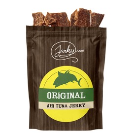 Original All Natural Ahi Tuna Jerky - Premium Wild Caught High Protein Snack - Gourmet Small Batch Seafood Jerky - Keto-Friendly Low Carb Gluten-Free - 100% Whole Muscle Fillets - 1.75 oz