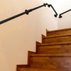 HouseAid 8FT Industrial Pipe Wall Handrail, Farmhouse Stairway Railing with