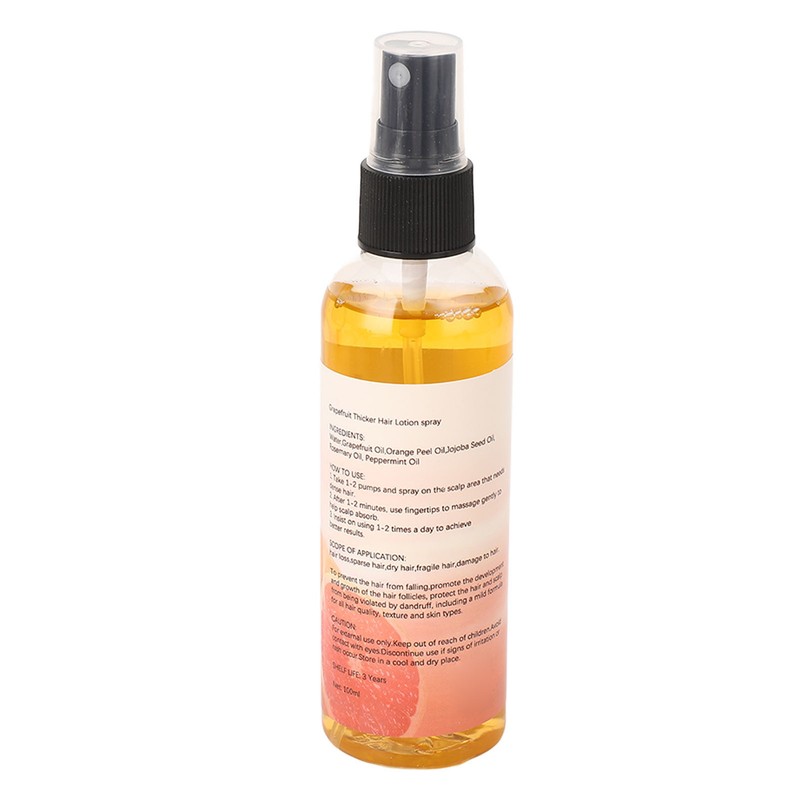3pcs Grapefruit Thicker Hair Lotion Spray 100ml Smoothing Nourishing Hair