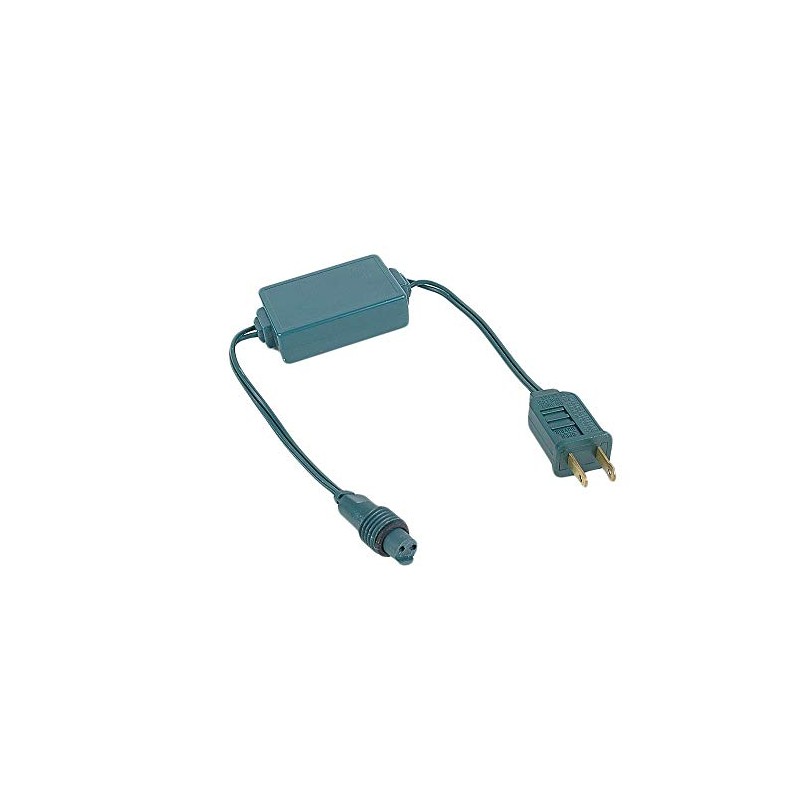 Novelty Lights Coaxial LED Mini Light Power Connector, Green