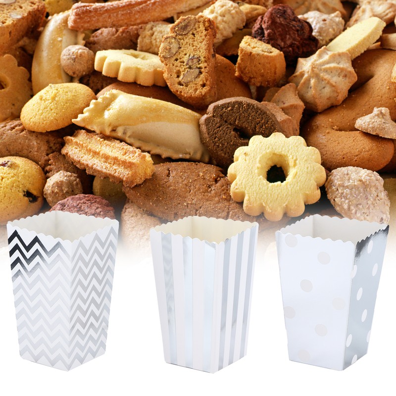 36PCS Popcorn Boxes Paper Large Capacity Top Opening Lightweight Portable