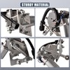 Front Driver and Passenger Electric Headlight Motor Conversion Kit Compatible