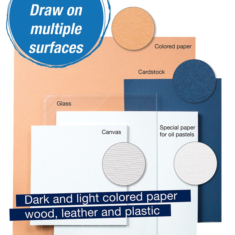 Faber-Castell Oil Pastels, Box of 12 127012