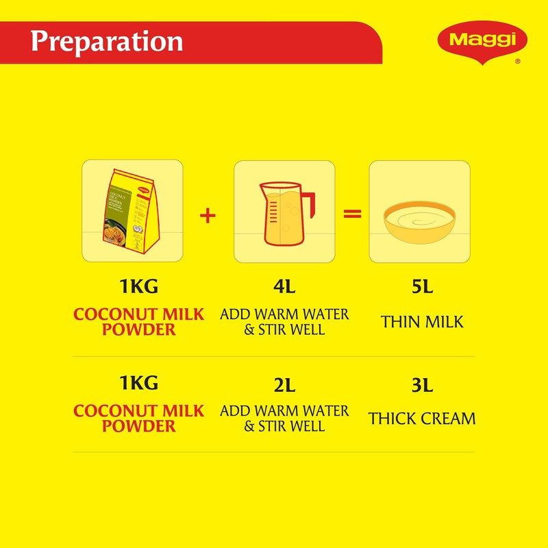 Maggi Coconut Milk Powder 1kg (2.2lb)