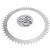 Simple Wall Clock Hollow Gear Frameless Design Hanging Clock with