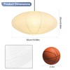 White Oval Paper Lantern Lampshade set of 2, 20"x10'' Paper