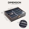 ProCase Wooden Sunglasses Organizer Trays for Men Women, Narrow Frame