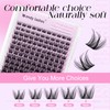 DIY D Curl Lash Clusters Individual Cluster Lashes Kit 10-18