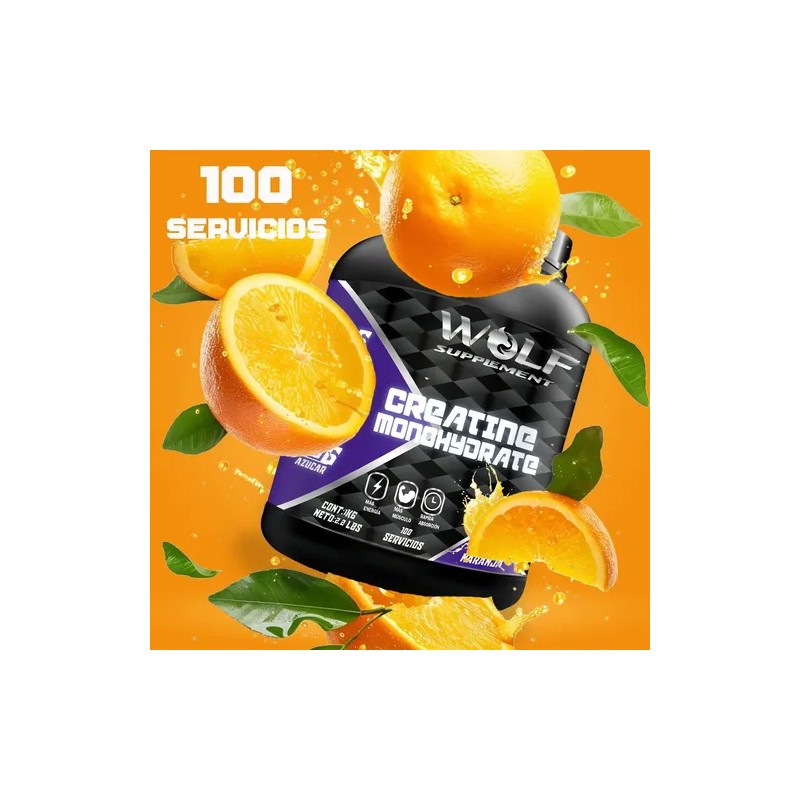 Duo Creatina 1kg Wolf Proteína Whey Titan 1kg Sabores