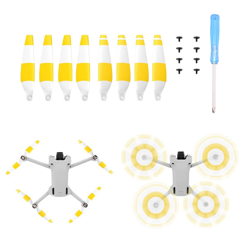 Colorful Propeller Compatible for Mini 3 Pro Drone Accessories Replacement