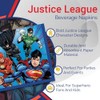 Unique Justice League Beverage Paper Napkins - 5" x 5",
