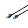 Digitus DK-1531-010/BL Cable P SF/UTP CAT5e 1m black polybag