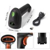 AothBest Handheld Barcode Scanner, Wired Automatic QR Code Scanner Supports