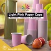 Exquisite Exquisite Pink Paper Cups - 9 oz Disposable Coffee