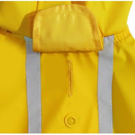 Best Pet Supplies - Voyager Waterproof Dogs Rain Poncho, Yellow, Medium, "chest: 19"" ~ 25""" (253-YW-M)