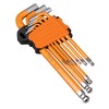 Sealey Premier 9pc Extra-Long Ball-End Hex Key Set - Imperial