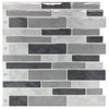 Peel & Stick Backsplash Tile for Kitchen, Gray Decorative Tile