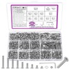 1051 Pcs M3 Screws Set, Countersunk Bolts and Nuts Set,