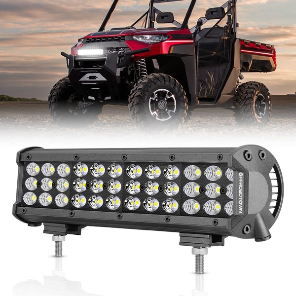 OFFROADTOWN LED Light Bar 12 Inch Triple Row Off Road