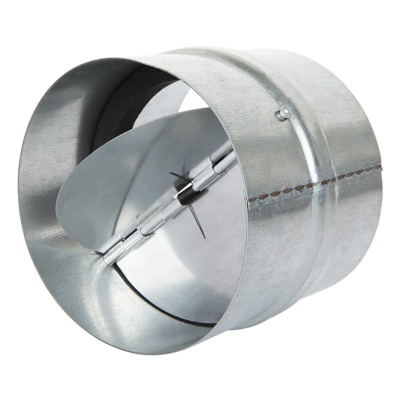 Wencheng 4 Inch Backdraft Damper, 2PCS Inline Springs Loaded Backflow