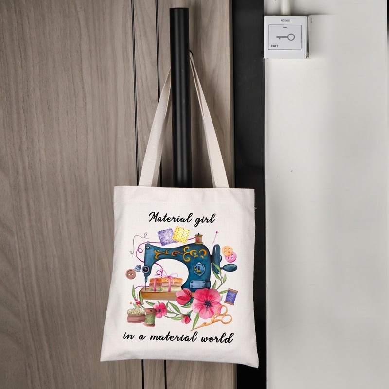 JTOUK Sewing Tote Bag Sewing Lover Gift Tailors Sewing Lovers