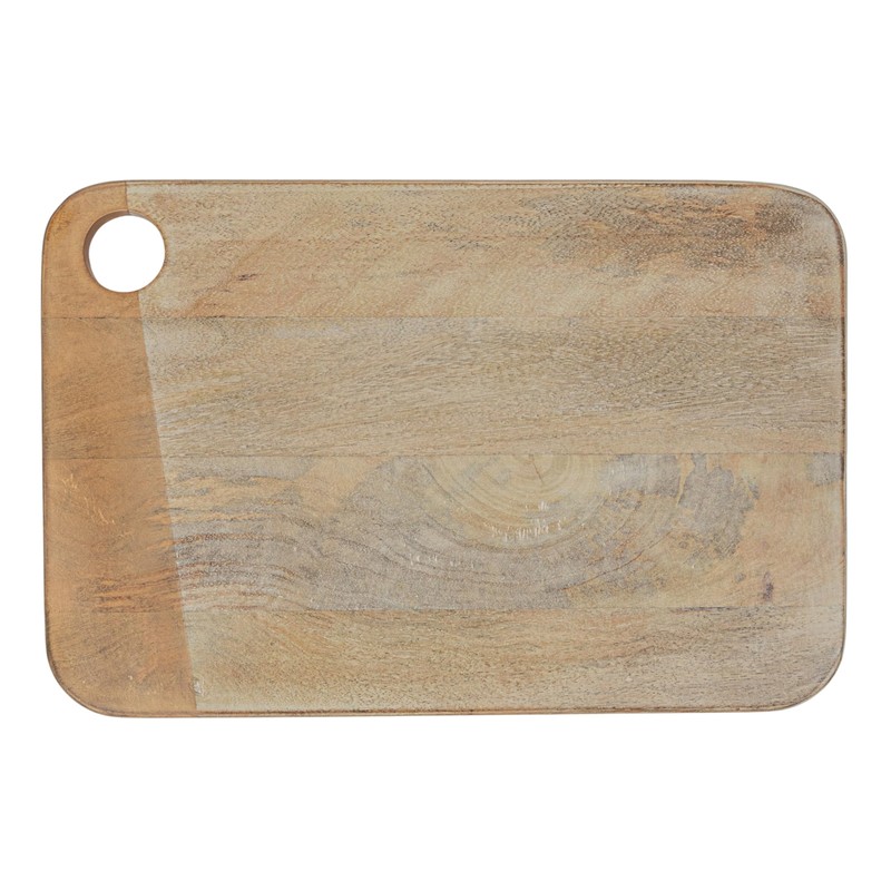 Creative Co-Op Wide Mango Wood Rectangle Cheese and Cutting Board