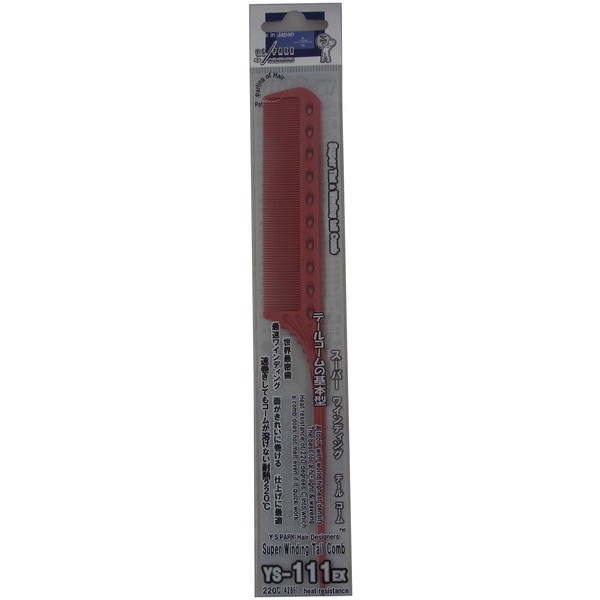 YSPARK Y.S.PARK Winding Comb YS-111EX Red (Red) Hair Brush RD