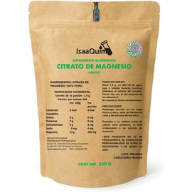 Citrato de Magnesio Natural de 250 G