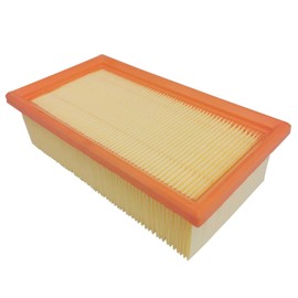 2x Lamellenfilter Ersatz für Kärcher 6.904-068,K2000E,K2000TE,K3500E,K3501,NT351 Eco,NT2000E,NT3500E,NT3501E,NT14/1,NT351 Profi, NT 14/1 Classic Eco - Hauptfilter, Flachfalten-Filter