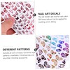 TOVINANNA 5 Sheets Butterflies Nail Stickers for Manicure Art Easy