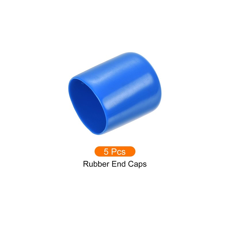 Rebower 5 Pack Screw Thread Protector Cover Rubber End Caps,