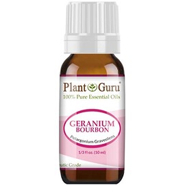 Geranium Bourbon Essential Oil 10 ml 100% Pure Undiluted Therapeutic Grade.