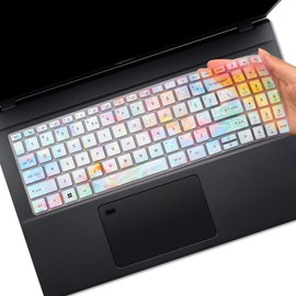 Keyboard Cover for Acer Aspire 3 A315-24P-R7VH A315-24PT A315-510, Aspire 5 A515-58GM/58M/58MT/58PT A515-57G A515-57G-58R7/53T2/56UV/51WN A515-57-73L5/75RH 15.6" (Not Fit A515-46~A515-56)-Dazzle