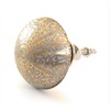 French Furniture Fittings Set of 6 Brass Knobs Kitchen Cabinet