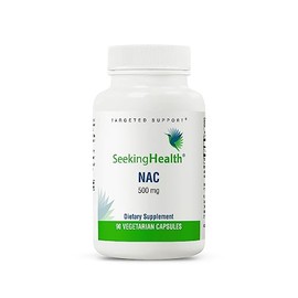 Seeking Health NAC - Antioxidant and Immune Support Dietary Supplement - for Healthy Liver - Huge Respiratory Health Boost - N-Acetyl-l-Cysteine 90 Vegetarian Capsules