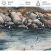 Dizifinn Nautical Coastal Beach Shower Curtain Decor, Ocean Lighthouse Seasides