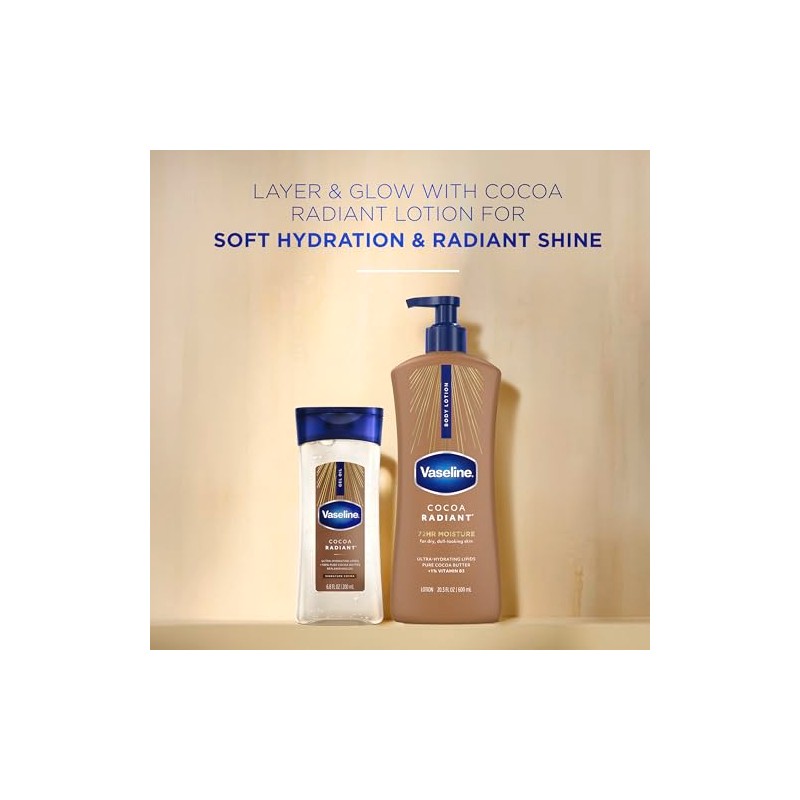 Vaseline Intensive Care Body Gel Oil Cocoa Radiant Pack
