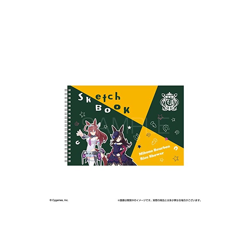 Sun-Star Stationery Uma Musume Pretty Derby Sketchbook, B5, Bourbon Rice