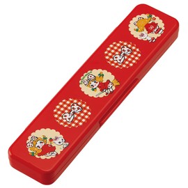 Skater CCS3SAAG-A Swimmer Strawberry Chopsticks & Spoon Set, 7.1 inches (18 cm), Antibacterial, For Adults, Made in Japan