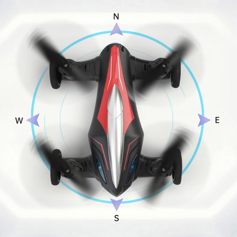 Drone Flying Cars Quadcopter, 2 In1 Professional Air‑Ground Flying Drone