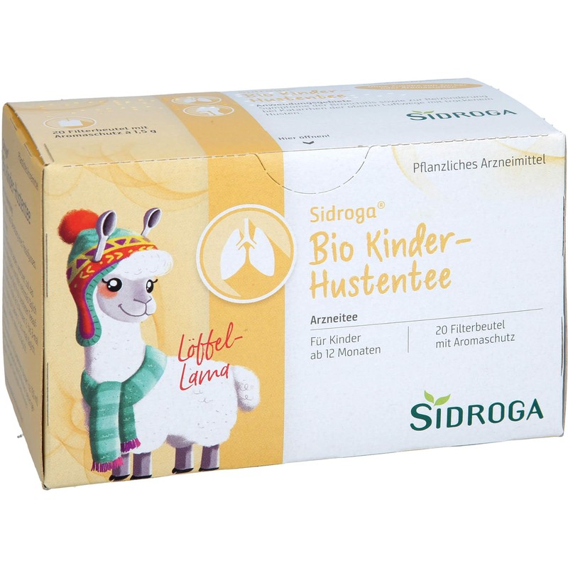 Sidroga Bio Kinder Hustentee Filterbeutel, 20 pcs