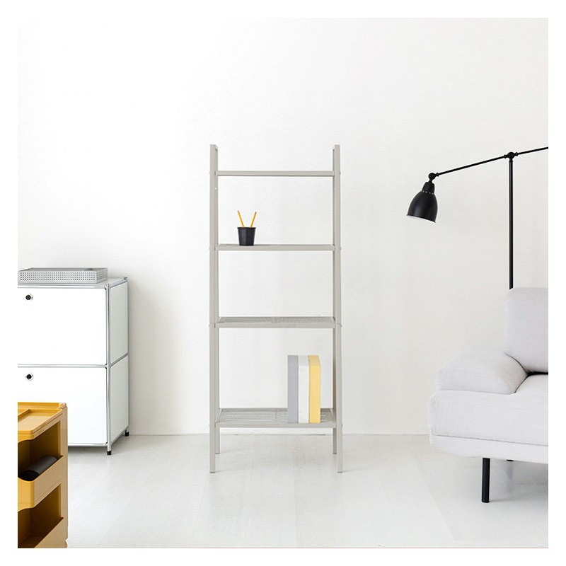 Market B LEITER shelf 600 wide 4 tiers, white 6167.3097