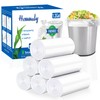 1.2 gallon trash can liners,Small clear Garbage Bags 300,Extra Strong