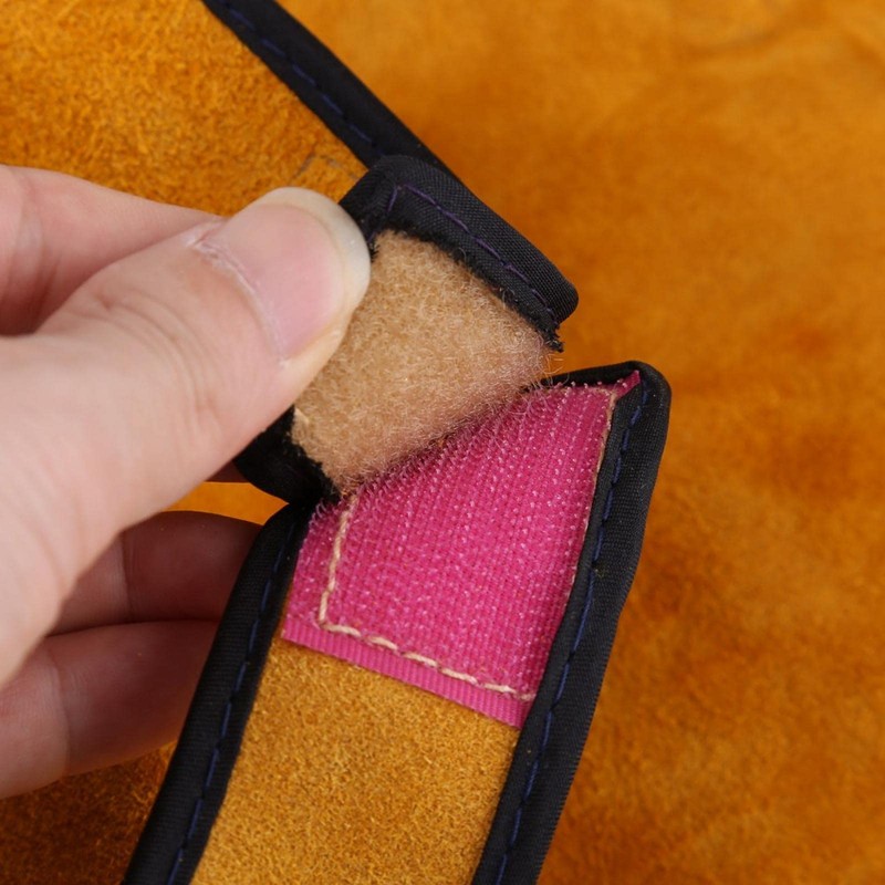 Cowhide Leather Welding Mask, Work Cap, Heat Resistant, Breathable Welding