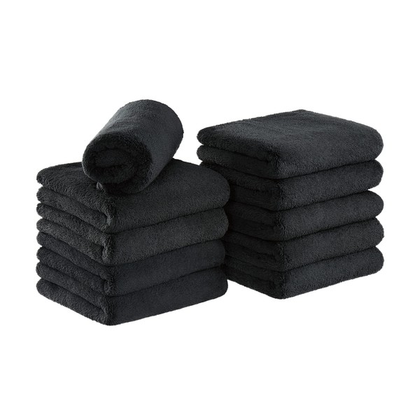 Arkwright Microfiber Coral Fleece Salon Towels - (Pack of 10)